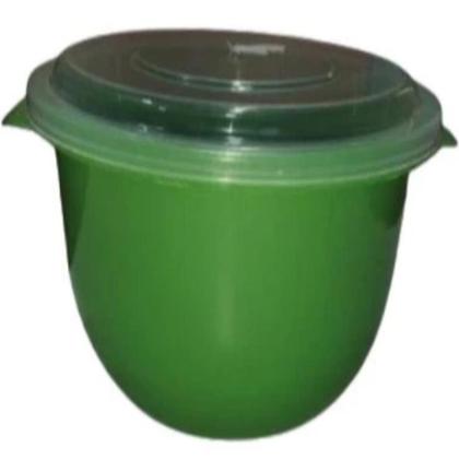 Imagem de Kit 4 Saladeira 2 Litro Pote C Tampa Multiuso Tigela Redondo