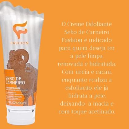 Imagem de Kit 4 Sebo De Carneiro Creme Hidratante 200Ml - Fashion