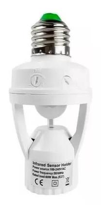 Imagem de Kit 4 Sensor Presença C/ Fotocélula P/ Lâmpada Soquete E27