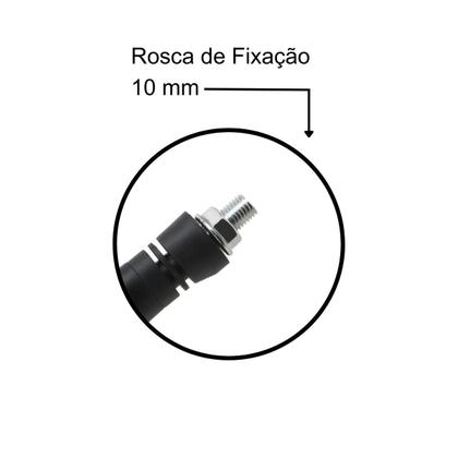 Imagem de Kit 4 Seta Modelo P41 Farol Milha Custom para Moto DAFRA KANSAS 150 Ano 2008 2009 2010 2011 Angel Eyes Redondo