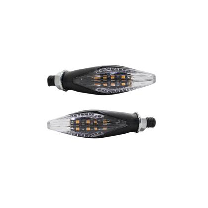 Imagem de KIT 4 Setas Esportiva Pisca de Led Modelo P30 Para Moto Honda CG 150 FAN 2004 2005 2006 2007 2008 2009