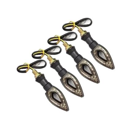 Kit 4 Setas Sequenciais Led P01S Flecha Vazado Para Moto HONDA CB