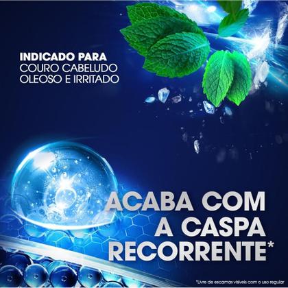 Imagem de Kit 4 Shampoos Clear Men Anticaspa Ice Cool Menthol 400ml