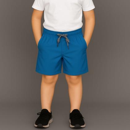 Imagem de Kit 4 Shorts Infantil Tactel Masculino com Cós Elástico e Cordão Conforto e Estilo para o Dia a Dia