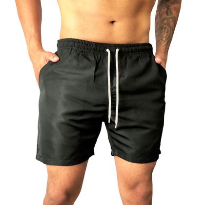 Imagem de Kit 4 Shorts Masculino Bermuda Mauricinho Liso Básico Tactel
