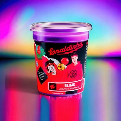 Imagem de Kit 4 Slime Gelástica Colecionável Enaldinho (Com Bolinha Surpresa) - Cores Sortidas - 120 Gramas