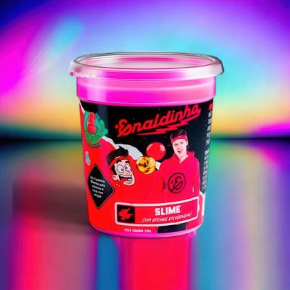 Imagem de Kit 4 Slime Gelástica Colecionável Enaldinho (Com Bolinha Surpresa) - Cores Sortidas - 120 Gramas