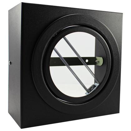Imagem de Kit 4 Spot Plafon Sobrepor Box Quadrado AR111 Direcionável Preto