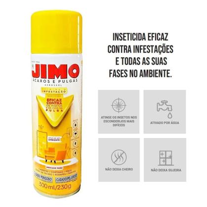 Imagem de Kit 4 Spray Aerossol Elimina Ácaros Pulgas e Carrapatos facilmente 300ml