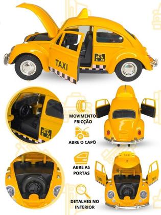 Imagem de KIT 4 Super Carrinhos Fusca 1957 Ferro Fricção Metal Miniatura réplica coleção