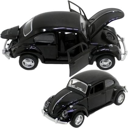 Imagem de Kit 4 Super Carrinhos Fusca 1957 Ferro Fricção Metal