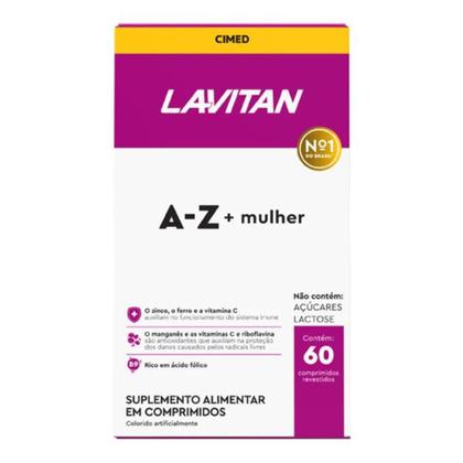 Imagem de Kit 4 Suplemento Lavitan A-Z + Mulher 60 Comprimidos - Cimed
