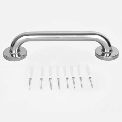 Imagem de Kit 4 Suporte Barra Apoio Idoso Toalheiro Inox 3cm 63cm