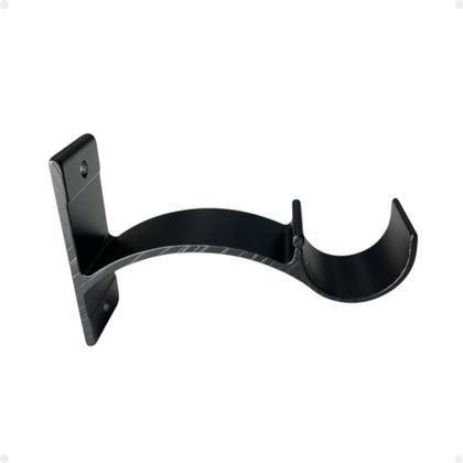 Imagem de Kit 4 Suporte Perfil Parede Varão Comum Ilhós 19mm Cortina Argola Instalaçã