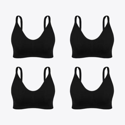Imagem de Kit 4 Sutiãs Loba Power Plus Size Lupo 41216-001