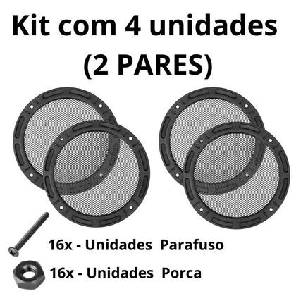 Imagem de Kit 4 Telas Plásticas 8 Polegadas Com Parafusos Grade Arlem