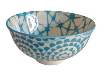 Imagem de Kit 4 Tigelas Bowls Cumbucas Estampadas 300ml Cozinha Oriental  Mesa Posta