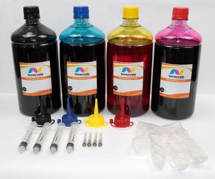 Imagem de Kit 4 Tinta Para HP 964xl 1 Litro Linha Platinum