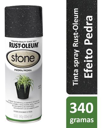 Imagem de Kit 4 Tinta Spray Efeito Pedra Stone Artesanato Rust Oleum