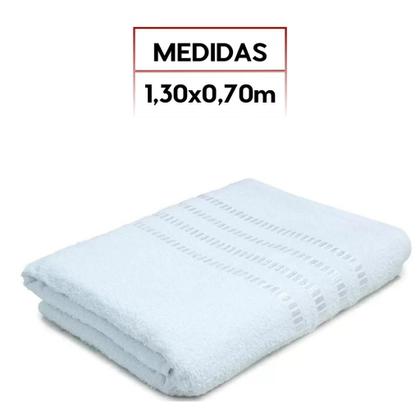 Imagem de Kit 4 Toalha De Banho Esmeralda 100% Algodão Toalha Para Salão De Beleza Estética Pousada Hotéis