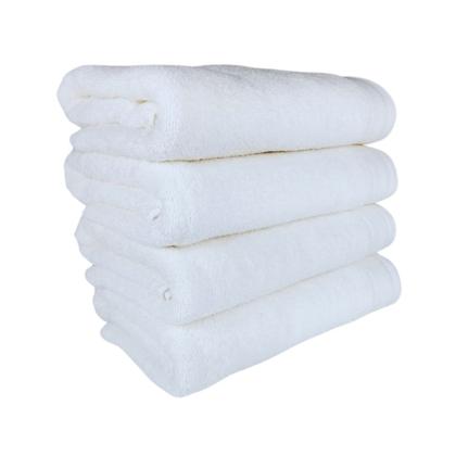 Imagem de Kit 4 Toalhas De Banho Gigante Gramatura 500 Felpudo Atacado Eleganz Hotel Branca