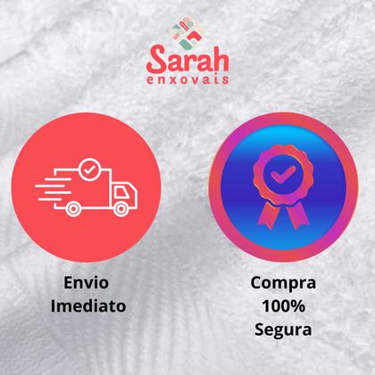 Imagem de Kit 4 Toalhas De Banho Gigante Gramatura 500 Felpudo Atacado Eleganz Hotel Branca