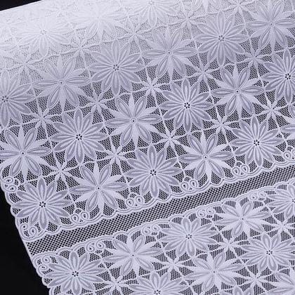 Imagem de Kit 4 Toalhas De Geladeira Pvc Renda Lavável 53x35cm Uzoo