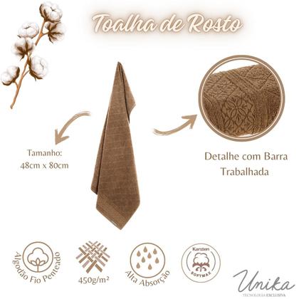 Imagem de Kit 4 Toalhas De Rosto Karsten Algodão Premium