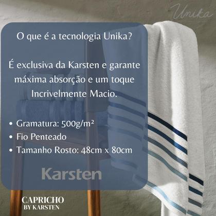 Imagem de Kit 4 Toalhas De Rosto Karsten Algodão Premium
