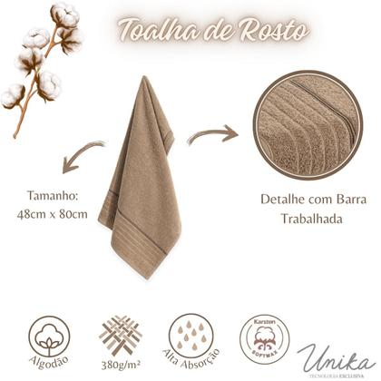 Imagem de Kit 4 Toalhas De Rosto Karsten Algodão Premium
