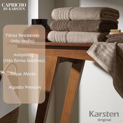 Imagem de Kit 4 Toalhas De Rosto Karsten Algodão Premium