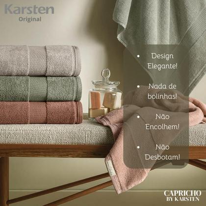 Imagem de Kit 4 Toalhas De Rosto Karsten Algodão Premium