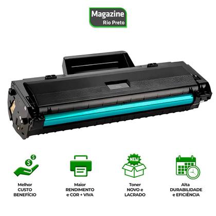 Imagem de Kit 4 Toner Compatível W1105 105A  M107A M107W M135A M135W Com Chip