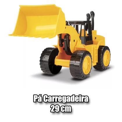 Imagem de Kit 4 Trator Escavadeira Miniatura Brinquedo Infantil Workers