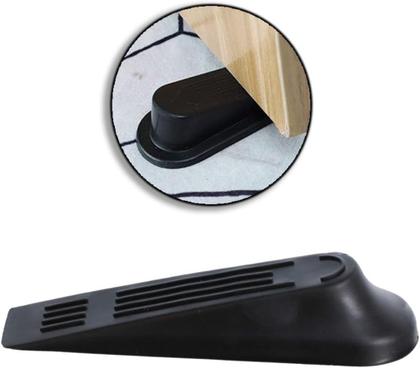 Imagem de Kit 4 Trava Calço Aparador Cunha De Porta Protetor Prendedor Segura Batente