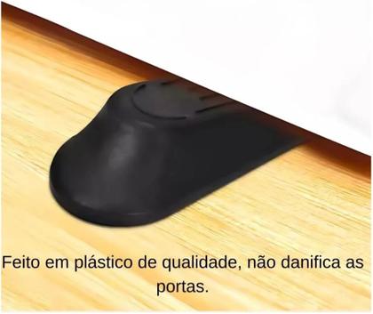 Imagem de Kit 4 Trava Calço Aparador Cunha De Porta Protetor Prendedor Segura Batente