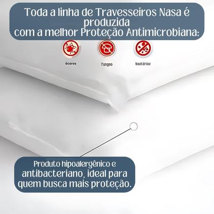 Imagem de Kit 4 Travesseiros Nasa em Viscoelástico Cervical Basic Sky