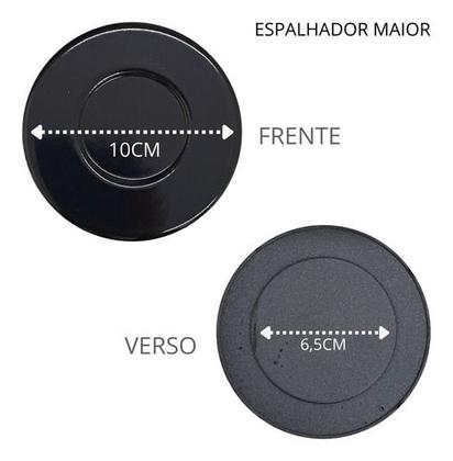 Imagem de Kit 4 Trempe Cooktop Fischer + 4 Tampinhas + 4 Queimadores