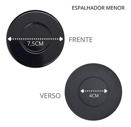 Imagem de Kit 4 Trempe Cooktop Fischer + 4 Tampinhas + 4 Queimadores