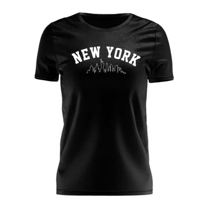 Imagem de Kit 4 Tshirt Blusa Estampada Feminina Manga Curta Camiseta Camisa