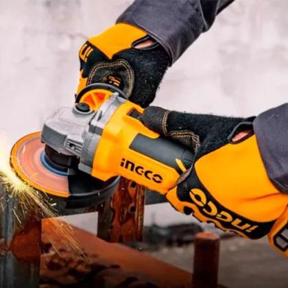 Imagem de Kit 4 unidades - ingco esmerilhadeira angular brushless 4.1/2" a bateria 20v (com 2 baterias)