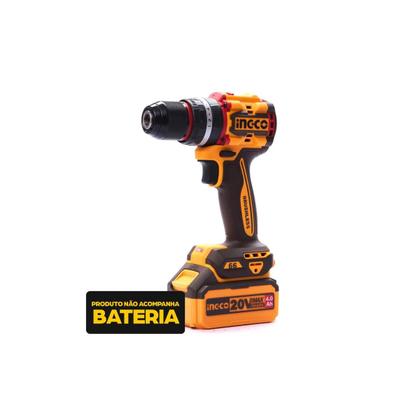 Imagem de Kit 4 unidades - ingco parafusadeira furadeira bl c impacto 1/2pol 20v linha p20s