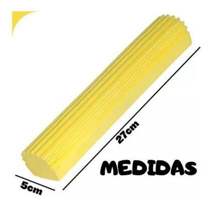 Imagem de Kit 4 Unidades Refil Para Rodo Mágico Dobrável Casa Limpar 
