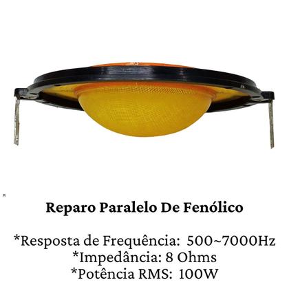 Imagem de Kit 4 Unidades Reparo Corneta 8 Ohms 100w Rms D200 Fenólico Driver D 200 Compatível Com Selenium Jbl Reforçado