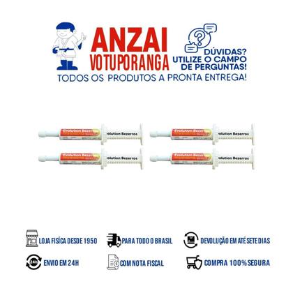 Imagem de Kit 4 unidades - vansil evolution bezerros 15gr