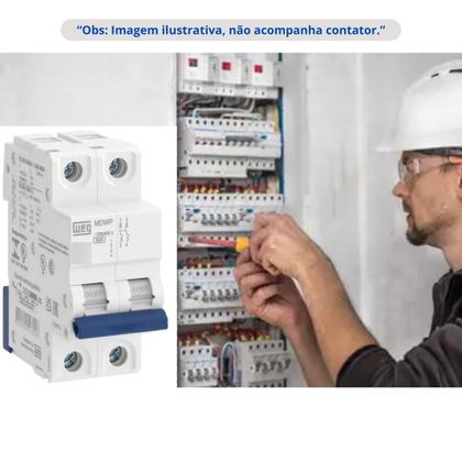 Imagem de Kit 4 unidades - weg disjuntor bipolar din 25a (mdw-c 25a 2 polos)