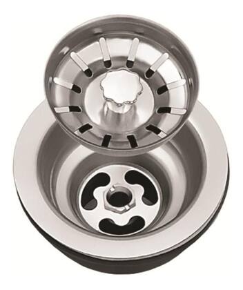 Imagem de Kit 4 Valvulas Americanas Inox 3 1/2 + Cestinha Pia Cozinha
