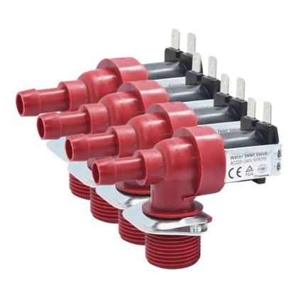 Imagem de Kit 4 Válvulas Solenoide Tiwa P/ Agua Vapor Com Suporte 220v
