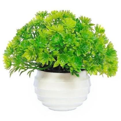 Imagem de Kit 4 Vasos Vasinhos Plantas Flores Artificial Decoração