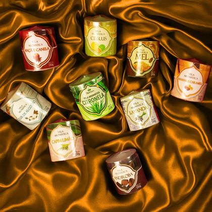 Imagem de Kit 4 Velas Aromáticas Perfumadas Decorativas 130g